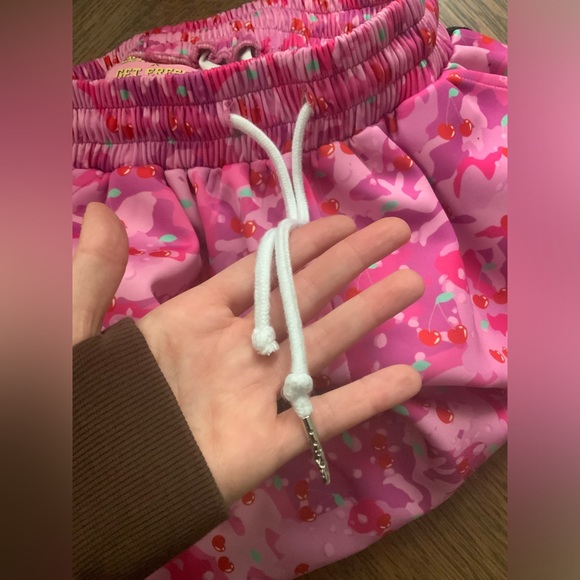 HAYLEY ELSAESSER X GET FRESH COMPANY Pink Cherry Track pants Women’s Size Medium - Picture 5 of 14